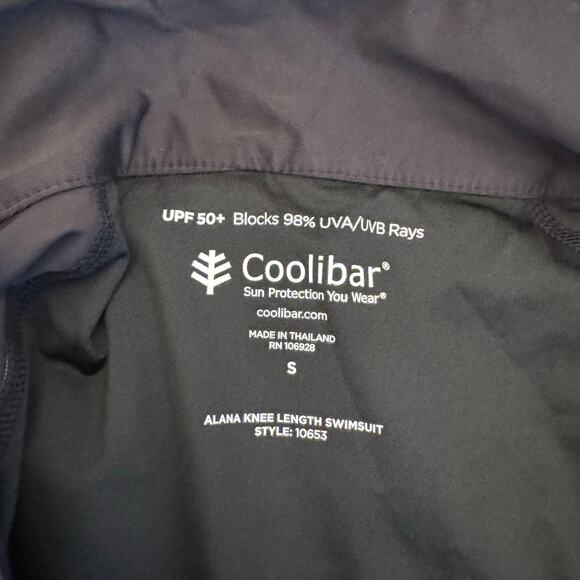 Coolibar UPF 50+ Women's Alana Knee Length Sun Protective Swimsuit Small - Picture 8 of 15
